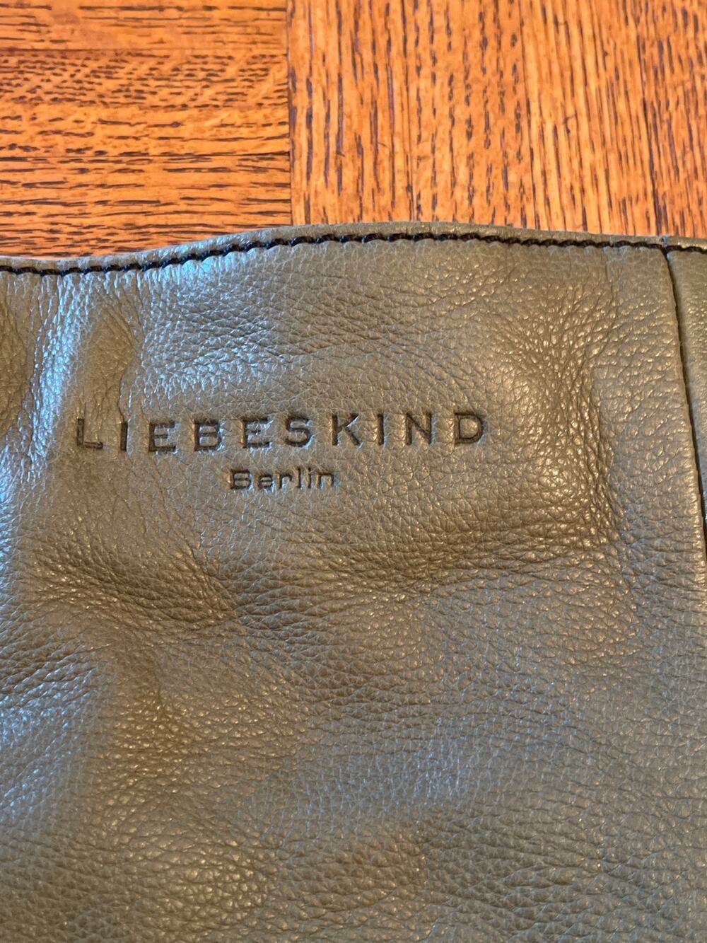 Liebeskind Berlin Army Green Soft Leather Utility Crossbody Hobo Bag
- Mint